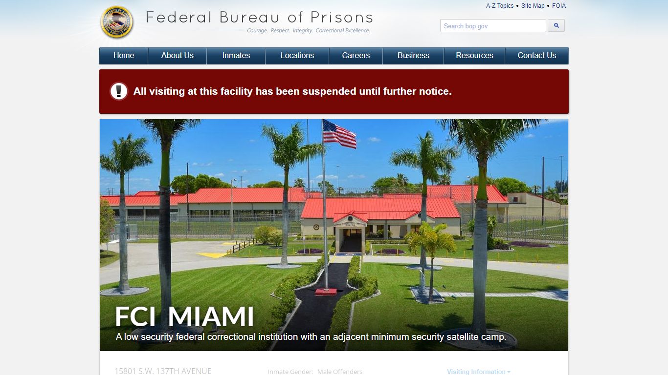 FCI Miami - Federal Bureau of Prisons